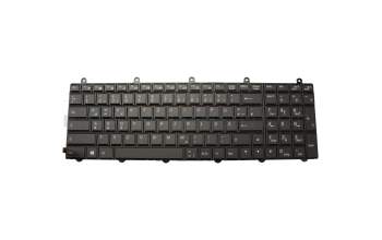 V132150AK1 original Clevo clavier DE (allemand) noir avec rétro-éclairage