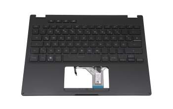 V202526AE1 original Asus clavier incl. topcase DE (allemand) noir/noir avec rétro-éclairage