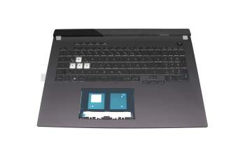 V202936BE3 original Asus clavier incl. topcase DE (allemand) noir/gris avec rétro-éclairage