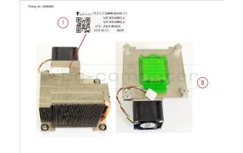 Fujitsu V26898-B1050-V1 HEATPIPE 65W FH/2XLP GC ADL