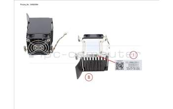 Fujitsu V26898-B1055-V1 HEATSINK 65W GFL ADL STANDARD