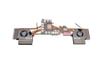 Ventilateur incl. refroidisseur (CPU/GPU) original pour MSI GL75 Leopard 10SFR/10SDK/10SDR (MS-17E7)