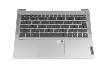 WKH31K original Lenovo clavier incl. topcase DE (allemand) gris/argent avec rétro-éclairage