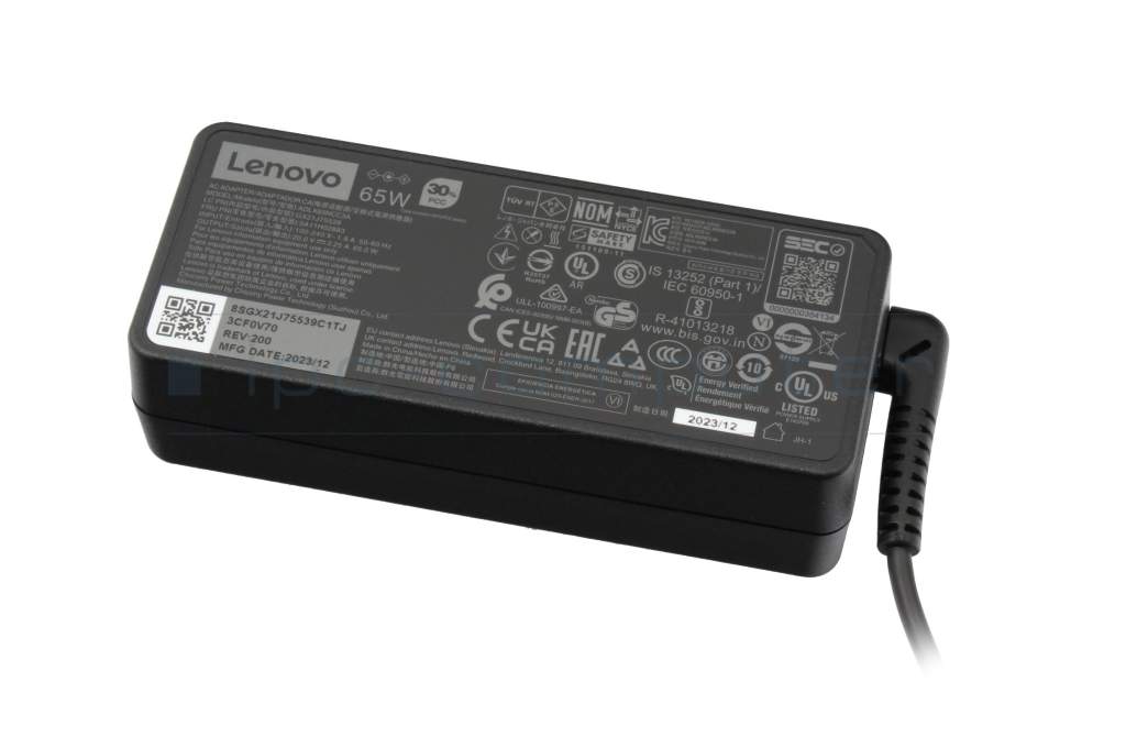 Chargeur 65W neuf d'origine Lenovo pour Lenovo Ideapad 3 14ADA05 - Pièce PC  Portable -- Toutes les pièces pour ordinateurs portable