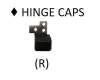 Asus 13NR0920P04011 NR2202RX HINGE CAP R