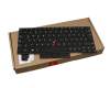 01YP012 original Lenovo clavier DE (allemand) noir/noir avec mouse stick