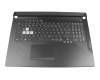 04062-00120000 original Asus clavier incl. topcase DE (allemand) noir/noir avec rétro-éclairage - without keystone slot -