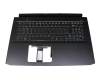 04804EA0K202 original Acer clavier incl. topcase DE (allemand) noir/noir avec rétro-éclairage