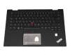 0615B03 original Lenovo clavier incl. topcase DE (allemand) noir/noir avec rétro-éclairage et mouse stick