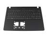 06BVLNN7014 original Acer clavier incl. topcase DE (allemand) noir/noir