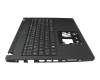 06BVLNN7014 original Acer clavier incl. topcase DE (allemand) noir/noir