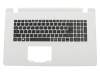 0KN1-0T1GE11 original Acer clavier incl. topcase DE (allemand) noir/blanc