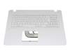 0KN1-2R3GE12 original Asus clavier incl. topcase DE (allemand) blanc/blanc