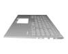 0KN1-734GE original Asus clavier incl. topcase DE (allemand) argent/argent