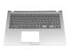 0KN1-AH2GE original Asus clavier incl. topcase DE (allemand) blanc/argent