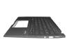 0KNB0-262VGE00 original Asus clavier incl. topcase DE (allemand) gris/gris avec rétro-éclairage (Gun Metal Grey)