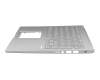 0KNB0-5116GE00 original Asus clavier incl. topcase DE (allemand) gris/argent