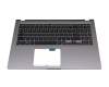 0KNB0-5117GE00 original Asus clavier incl. topcase DE (allemand) noir/gris (SD)