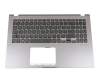 0KNB0-5117GR00 original Asus clavier incl. topcase GR (grecque) noir/gris