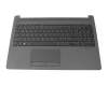 L50000-BG1 original HP clavier incl. topcase CH (suisse) noir/noir