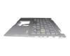 102-019G5LHA04 original Asus clavier incl. topcase DE (allemand) argent/argent avec rétro-éclairage