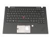 102-18F86LHC01C original Lenovo clavier incl. topcase DE (allemand) noir/noir avec rétro-éclairage et mouse stick