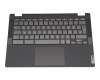 1204-04502 original Lenovo clavier incl. topcase DE (allemand) gris/or