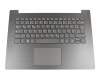 13216362 original Lenovo clavier incl. topcase DE (allemand) gris/gris