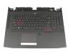 13N0-F4P0501-1 original Acer clavier incl. topcase US (anglais) noir/noir avec rétro-éclairage