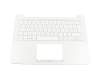 13N0-RSA0B01 original Asus clavier incl. topcase DE (allemand) blanc/blanc