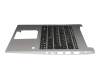 13N1-1ZP0201 original Acer clavier incl. topcase DE (allemand) noir/argent