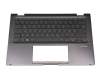 13N1-A0A0101 original Asus clavier incl. topcase DE (allemand) gris/gris avec rétro-éclairage (Gun Metal Grey)