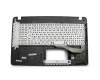 13NB0B03P02012 original Asus clavier incl. topcase DE (allemand) noir/gris y compris support ODD