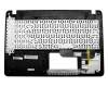 13NB0CG3P13511-2 original Asus clavier incl. topcase DE (allemand) noir/argent