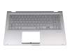 13NB0LK2AM0231 original Asus clavier incl. topcase DE (allemand) argent/argent avec rétro-éclairage