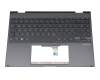 13NB0QT1AM0501 original Asus clavier incl. topcase DE (allemand) noir/noir avec rétro-éclairage