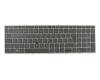 17H6UX10BE0171 original HP clavier DE (allemand) noir/gris avec rétro-éclairage et mouse stick