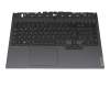 200305-ICT original Lenovo clavier incl. topcase DE (allemand) noir/noir avec rétro-éclairage