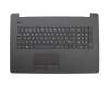 2B-AB308W631 original Primax clavier incl. topcase DE (allemand) noir/noir acec motif rugueux