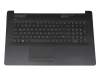 2H1719-05330F original HP clavier incl. topcase DE (allemand) noir/noir (DVD) (Optique : motif grossier)