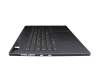 3680000147 original Lenovo clavier incl. topcase DE (allemand) gris/gris avec rétro-éclairage