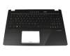 39IKITAJN00 original Asus clavier incl. topcase DE (allemand) noir/noir avec rétro-éclairage