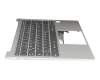 460.0FD04.0003 original Lenovo clavier incl. topcase DE (allemand) gris/argent avec rétro-éclairage