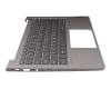 460.0M502.0001 original Lenovo clavier incl. topcase UK (anglais) gris/gris avec rétro-éclairage