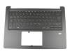 4600E60U00011 original Acer clavier incl. topcase DE (allemand) noir/noir avec rétro-éclairage