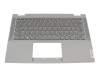 4600K100012 original Lenovo clavier incl. topcase DE (allemand) gris/gris avec rétro-éclairage