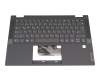 4600MD080011 original Lenovo clavier incl. topcase DE (allemand) gris/gris (Fingerprint)