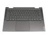 51CQ06P05XN original Lenovo clavier incl. topcase DE (allemand) gris/gris avec rétro-éclairage