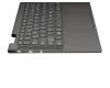 51CQ06P05XN original Lenovo clavier incl. topcase DE (allemand) gris/gris avec rétro-éclairage