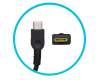 5A11J62109 original Lenovo chargeur USB-C 65 watts arrondie